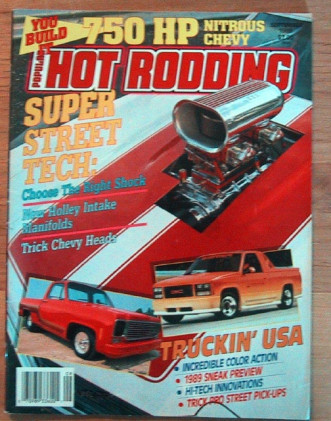 POPULAR HOT RODDING 1988 SEPT - CARPENTER, HOT TRUCKS, DART 2
